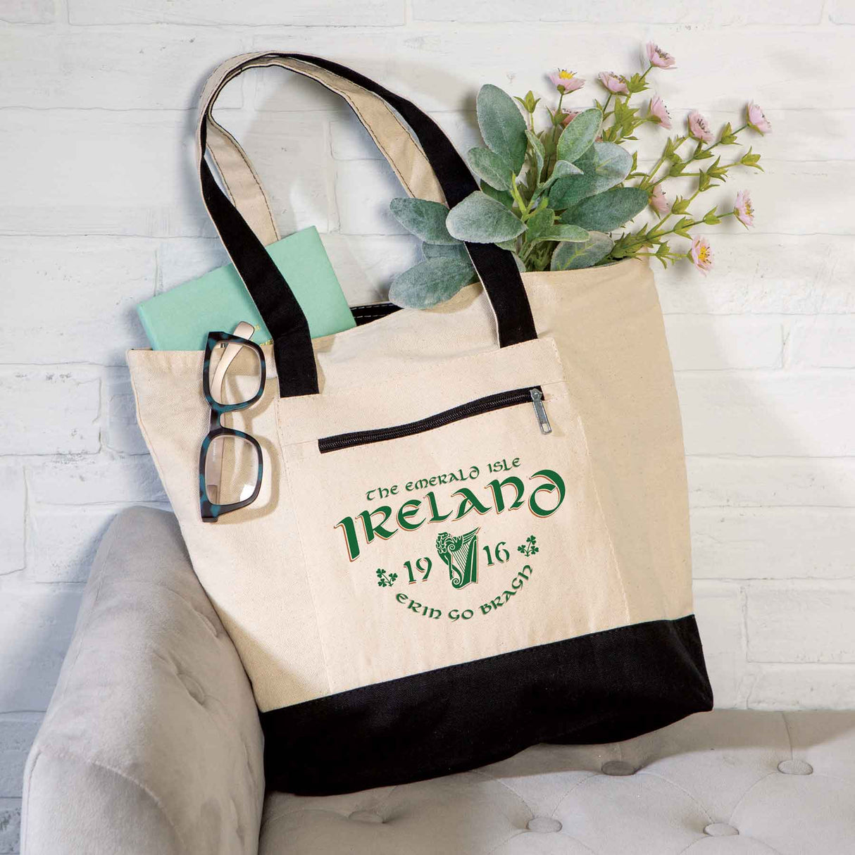 Emerald Isle Stamp Tote Bag