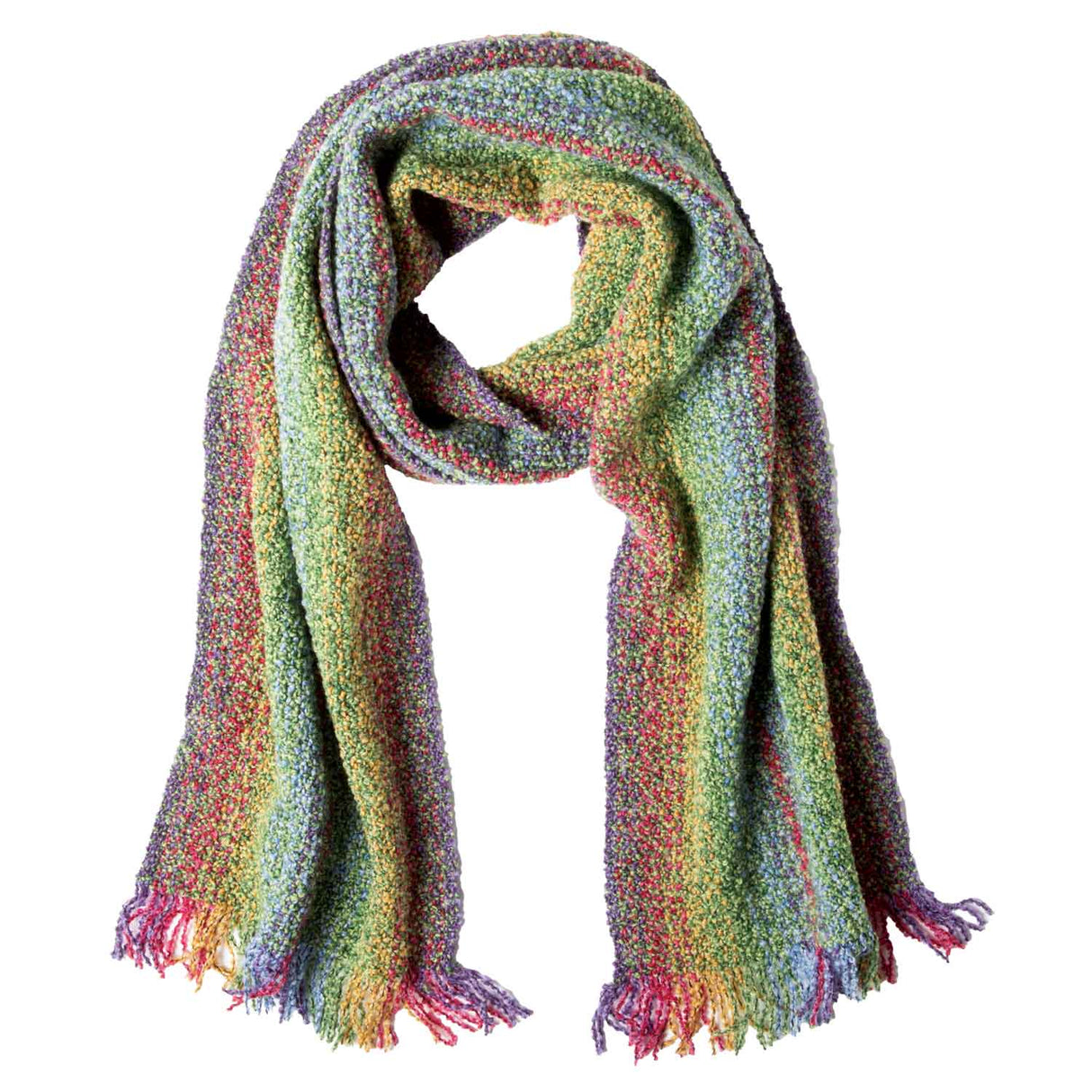 Mucros Weavers Skellig Scarf- Bright Multicolor