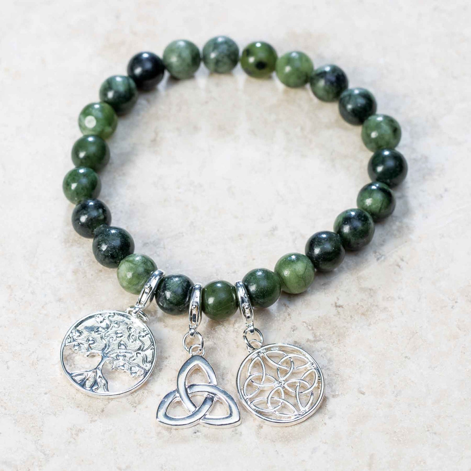 Irish Symbols Connemara Stretch Bracelet - Authentic Irish Jewelry