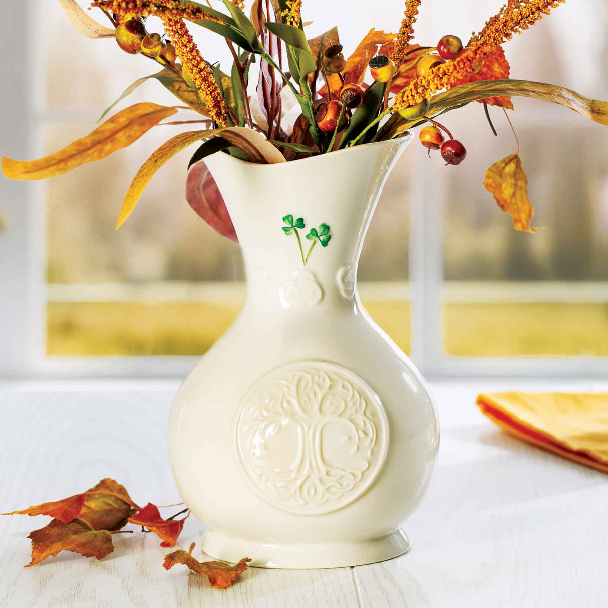 Belleek 2024 Edition Piece, Celtic Tree of Life Vase