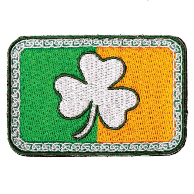 Ireland Flag with Shamrock Patch - Creative Irish Gifts