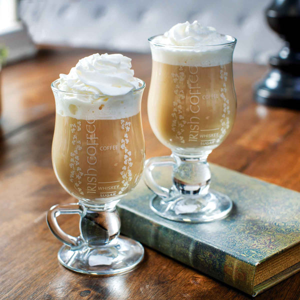 Galway Crystal Latte Mugs Pair