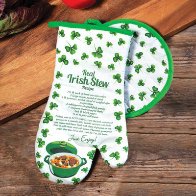 Irish Stew Tea Towel and Pot Holder– Creative Irish Gifts