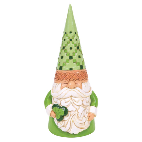 Jim Shore Irish Gnome with Shamrock - Creative Irish Gifts