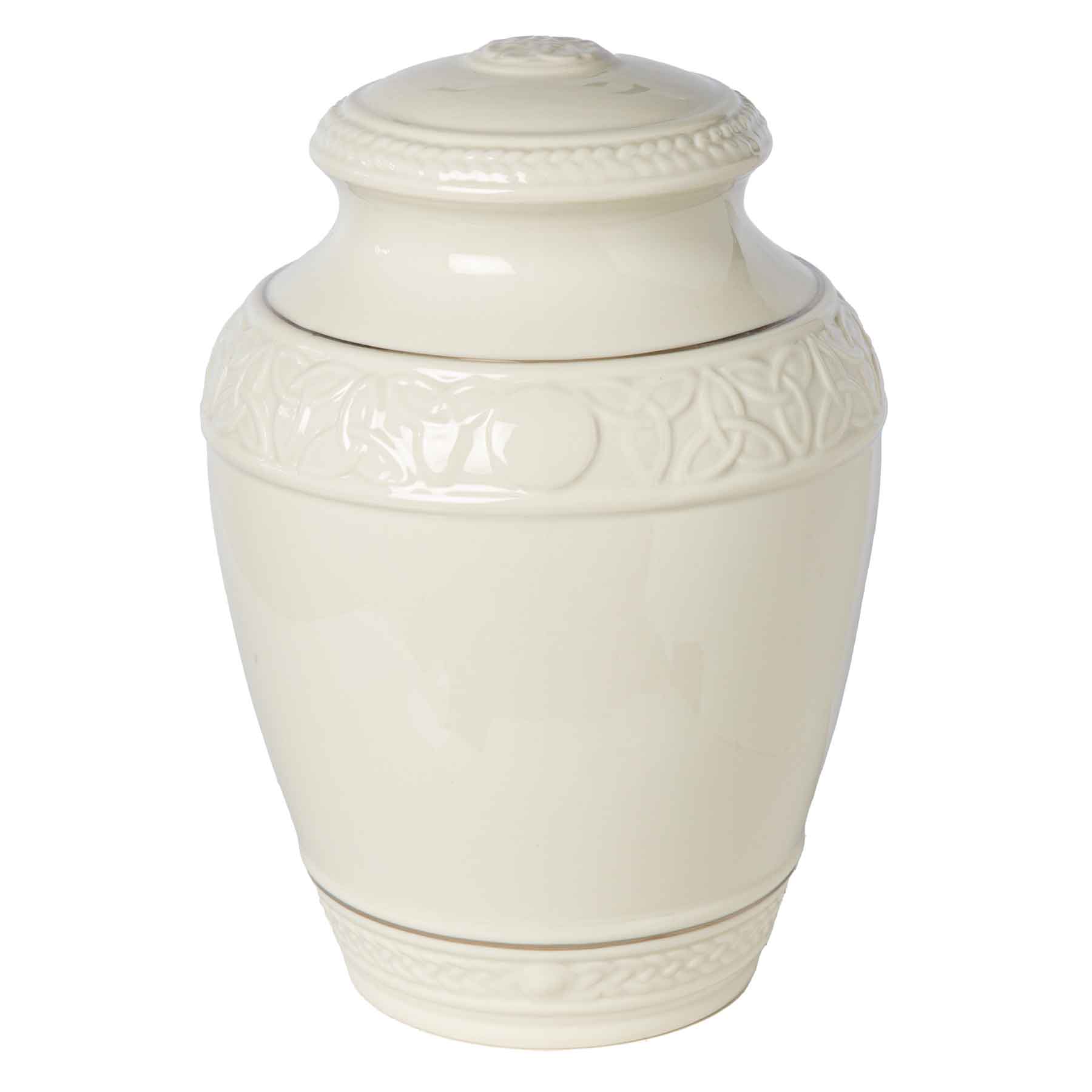 Belleek Celtic Trinity Knot Urn– Creative Irish Gifts